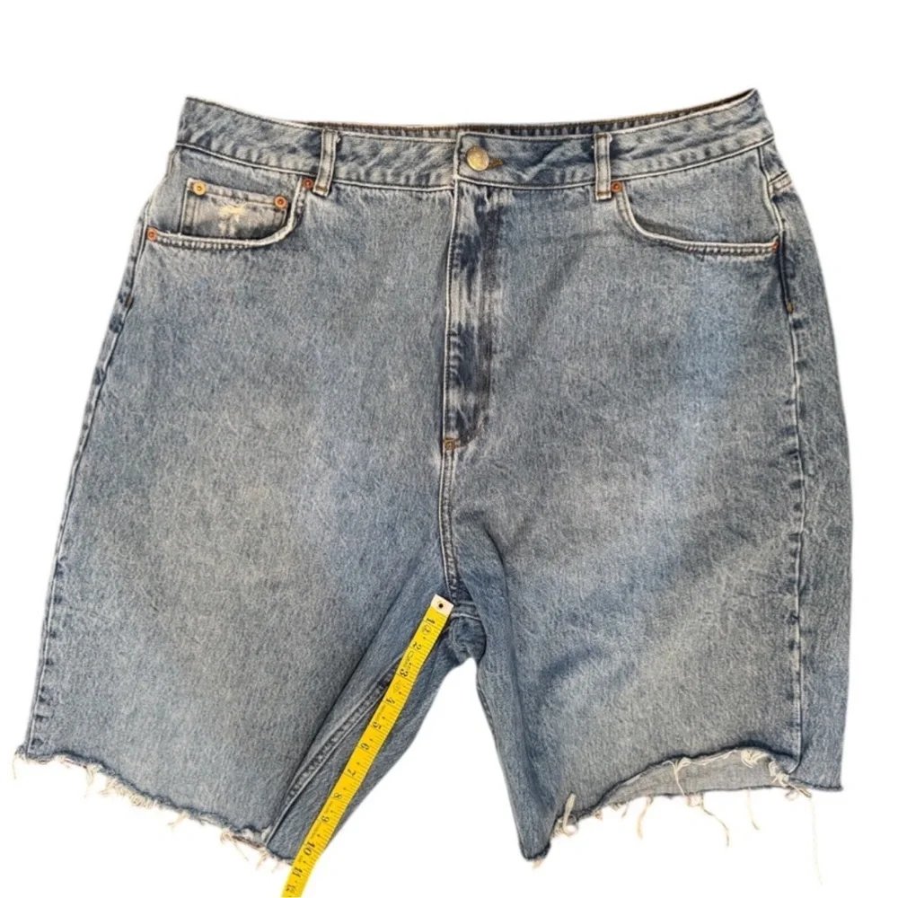 ASOS Washed Long Denim Jean Shorts